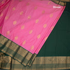 Art Silk Taffy Pink Zari Worked Saree