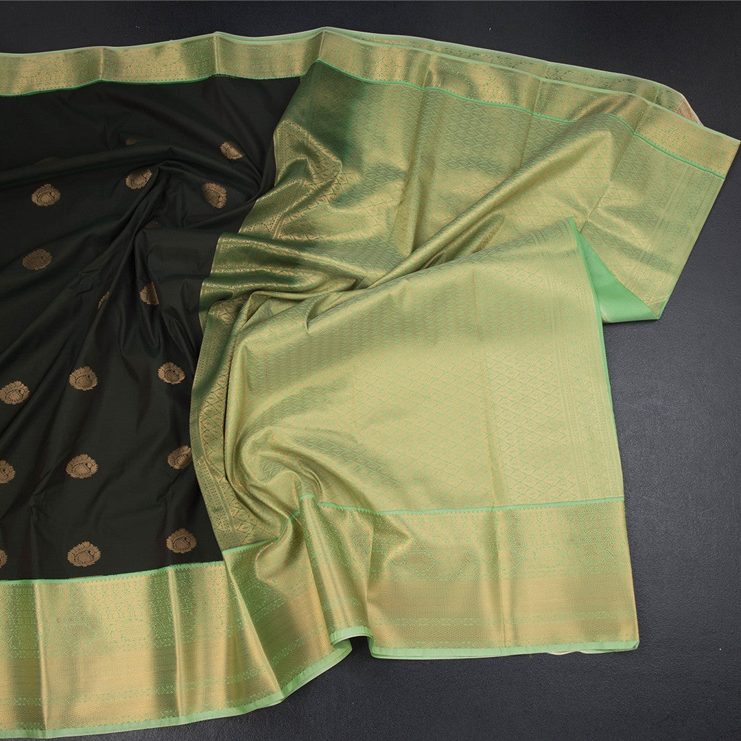 Art Silk Shot Colour Zari Worked Saree 05