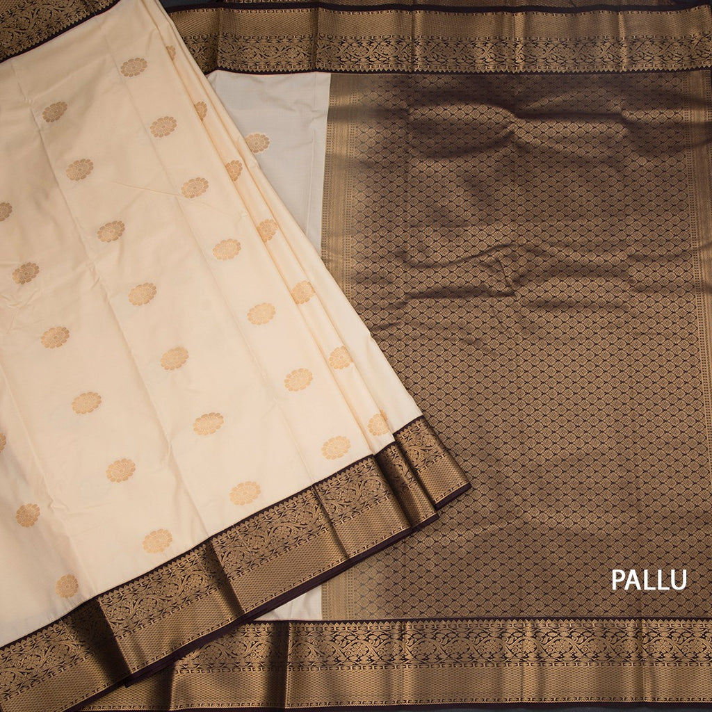 Art Silk Sandal Zari Worked Saree 02
