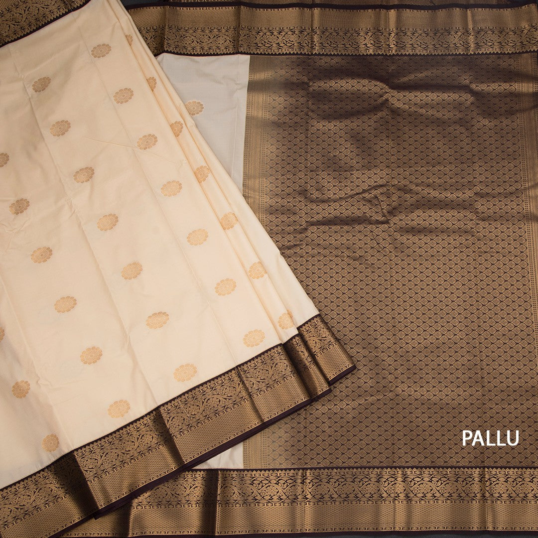 Art Silk Sandal Zari Worked Saree 02