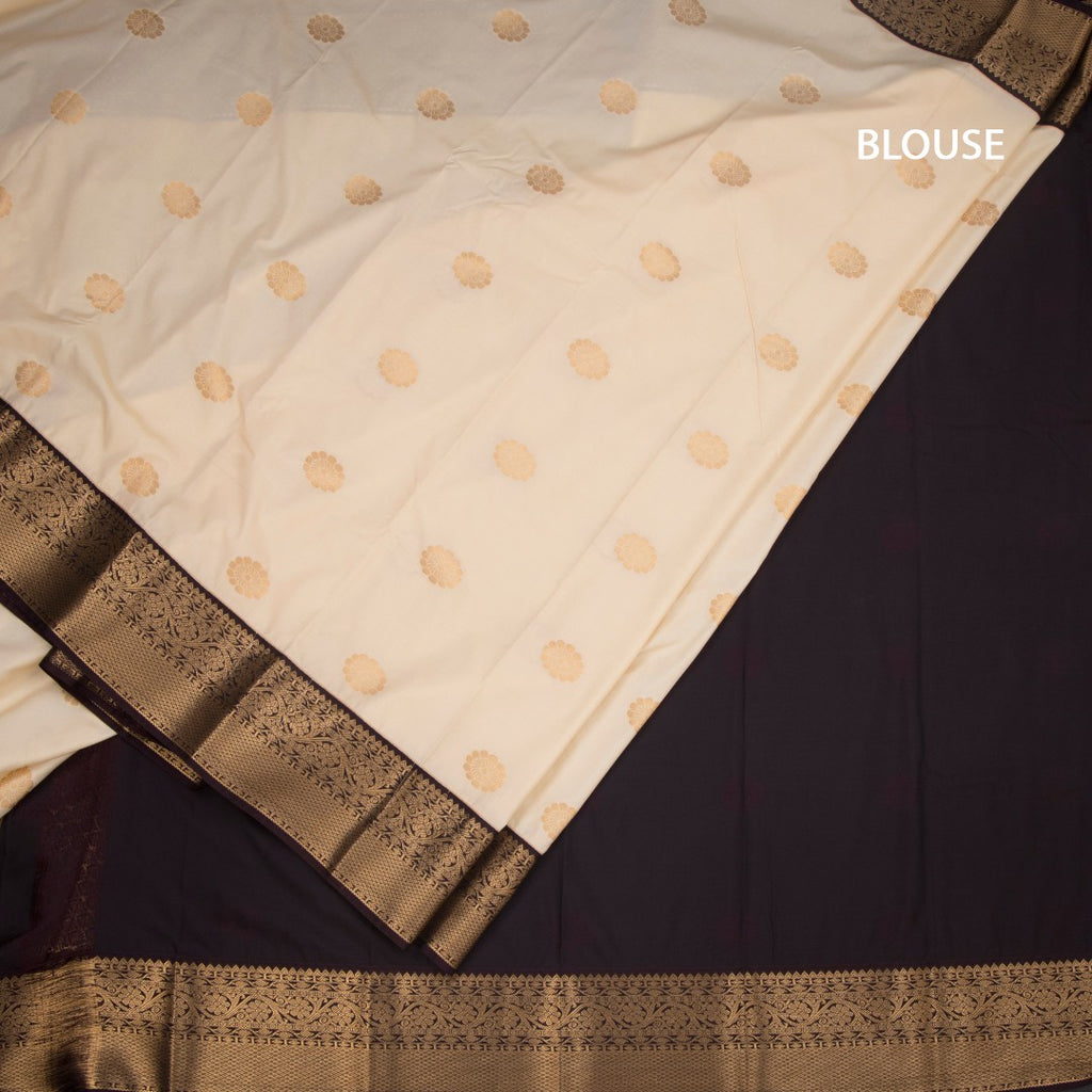 Art Silk Sandal Zari Worked Saree 02