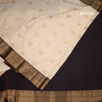 Art Silk Sandal Zari Worked Saree 02