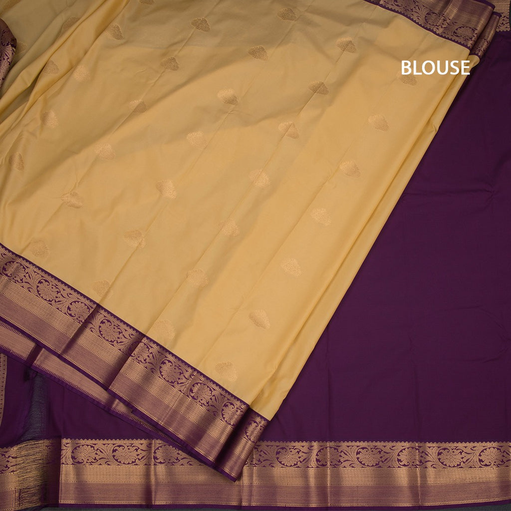 Art Silk Sandal Zari Worked Saree 03