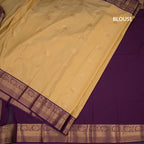 Art Silk Sandal Zari Worked Saree 03