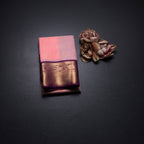 Art Silk Peach Zari Checked Saree
