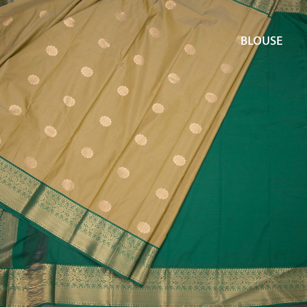 Art Silk Gold Zari Worked Saree