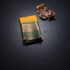 Art Silk Mango Yellow Zari Worked Saree 10