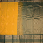 Art Silk Mango Yellow Zari Worked Saree 10