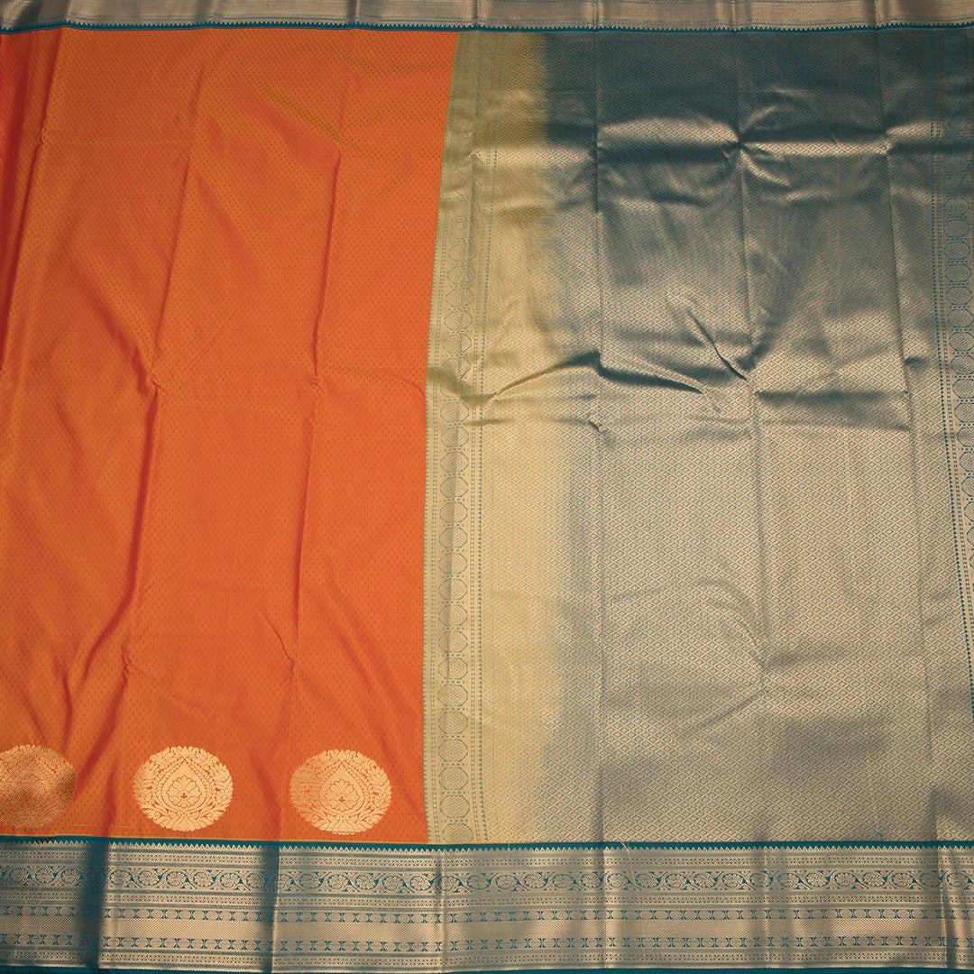 Art Silk Shot Colour Zari Worked Saree 10