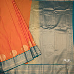 Art Silk Shot Colour Zari Worked Saree 10