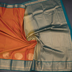 Art Silk Shot Colour Zari Worked Saree 10