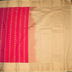 Art Silk Reddish Pink Zari Worked Saree 03
