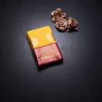 Art Silk Mango Yellow Zari Worked Saree 11