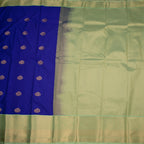 Art Silk Indigo Blue Zari Worked Saree 02