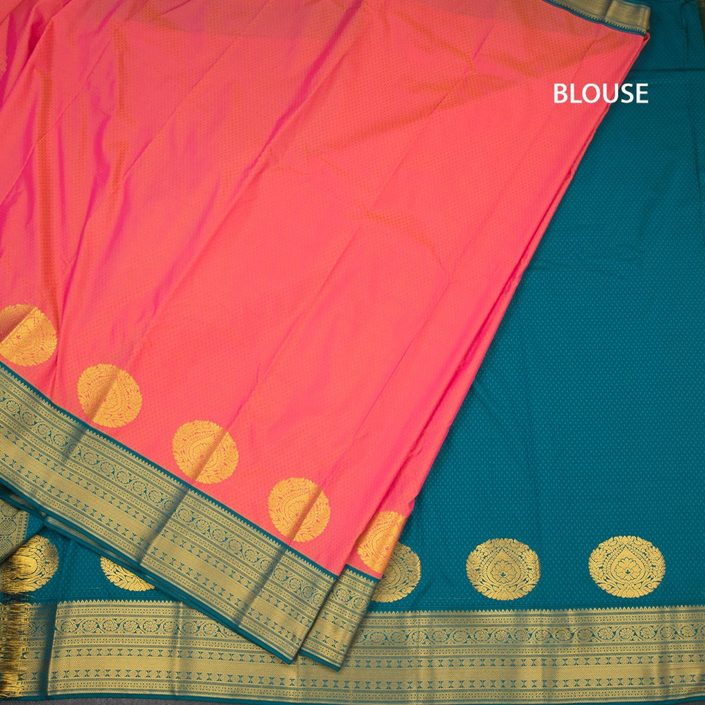 Art Silk Shot Colour Zari Worked Saree 11