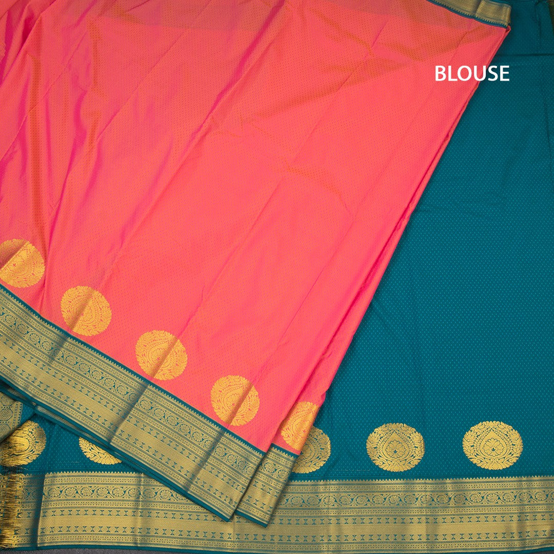 Art Silk Shot Colour Zari Worked Saree 11