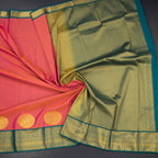Art Silk Shot Colour Zari Worked Saree 11