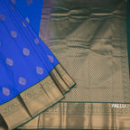 Art Silk Royal Blue Zari Worked Saree 05