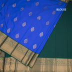 Art Silk Royal Blue Zari Worked Saree 05