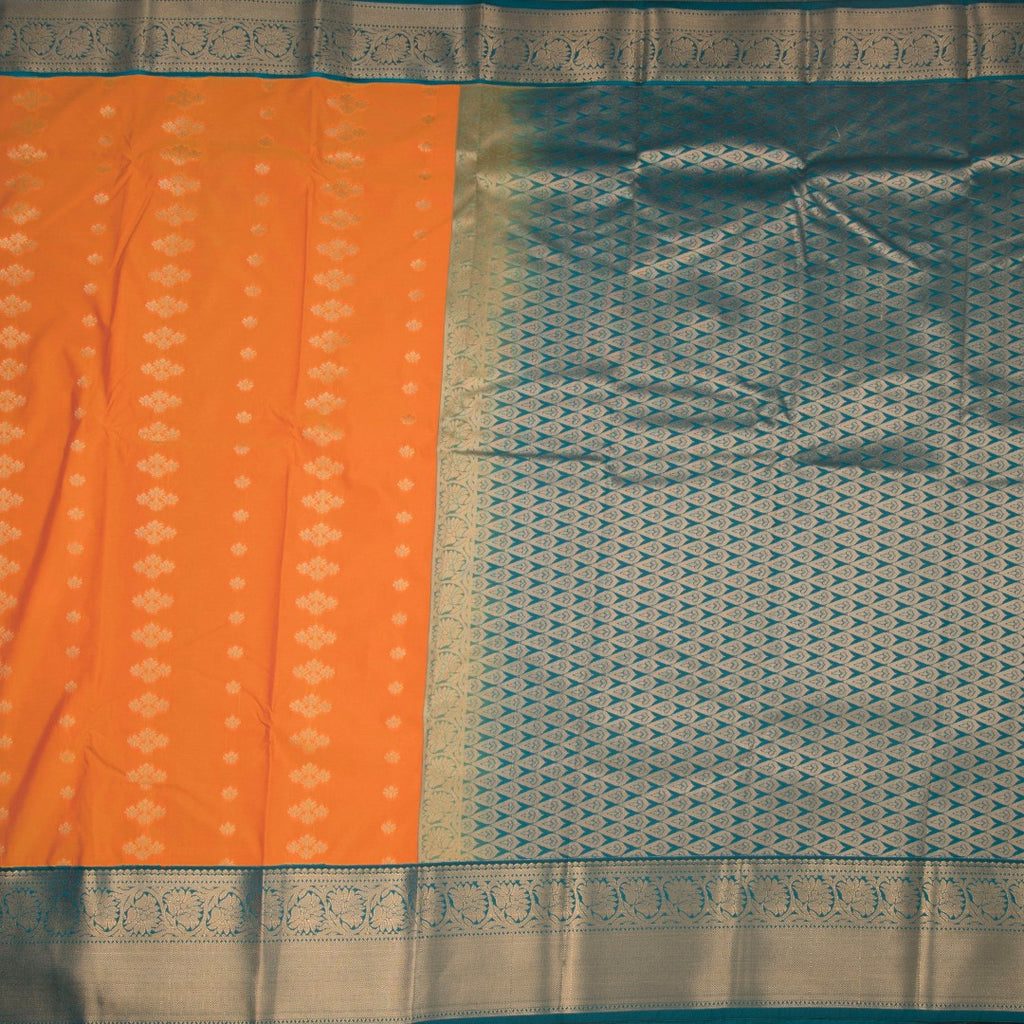 Art Silk Shot Colour Zari Worked Saree 12