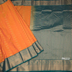 Art Silk Shot Colour Zari Worked Saree 12