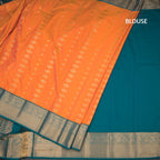 Art Silk Shot Colour Zari Worked Saree 12