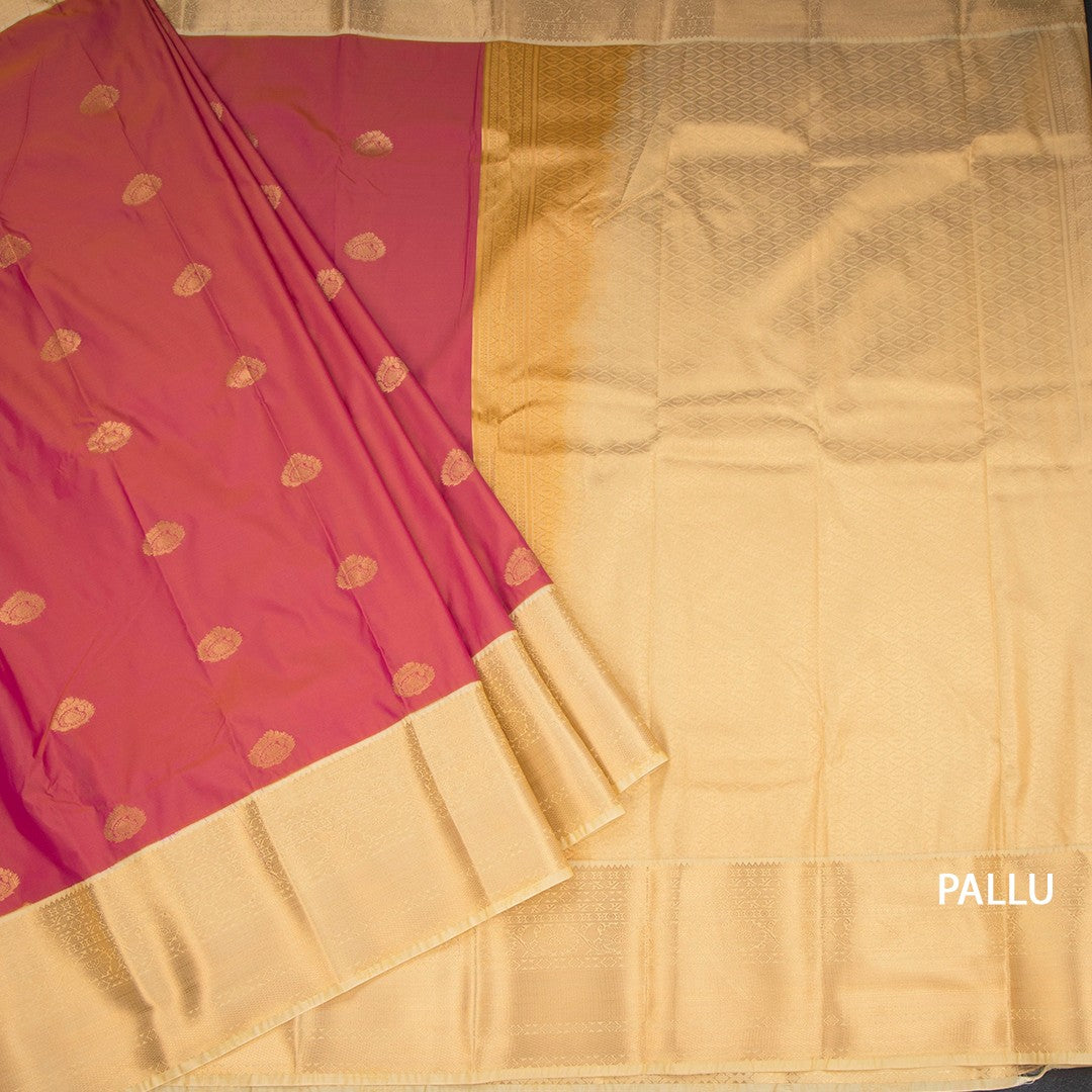 Art Silk Shot Colour Zari Worked Saree 13