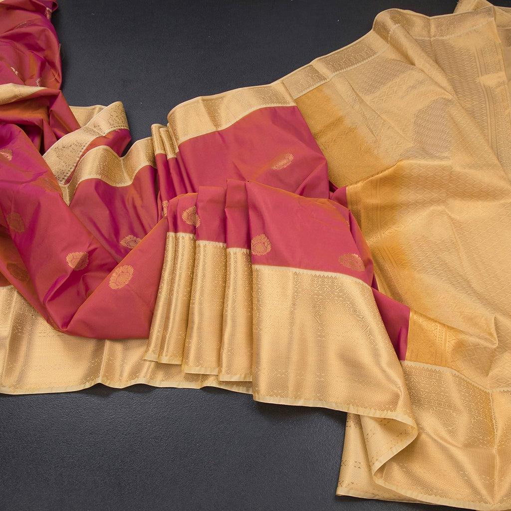Art Silk Shot Colour Zari Worked Saree 13