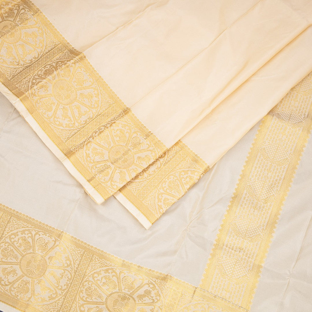 Sandal Semi Silk Dhoti 03