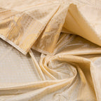 8 X 4 Sandal Semi Silk Dhoti And Matching Shirt Material - Kumaran Silks