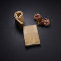 8 X 4 Sandal Semi Silk Dhoti And Matching Shirt Material