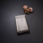 Silver Bird Inspired Silk Saree With Kanchi Border