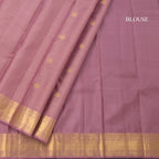 Onion Pink Vairaoosi Silk Saree With Peacock And Chakra Buttas And Zari Border