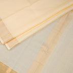 8 X 4 Sandal Embossed Silk Dhoti With Angavastram And Matching Shirt Material 03