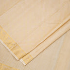8 X 4 Sandal Embossed Silk Dhoti With Angavastram And Matching Shirt Material 04