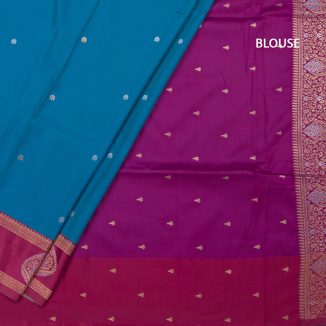 RTSR42072-4-Art-Silk-Azure-Blue-Saree-With-Zari-Buttas-And-Zari-Border-blouse