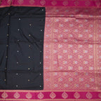 RTSR42074-2-Art-Silk-Black-Saree-With-Zari-Buttas-And-Zari-Border-full-veiw