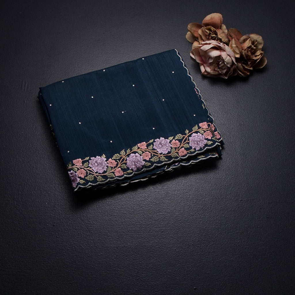 RTSR42113-1-Raw-Silk-Teal-Blue-Floral-Thread-Work-Saree-fold