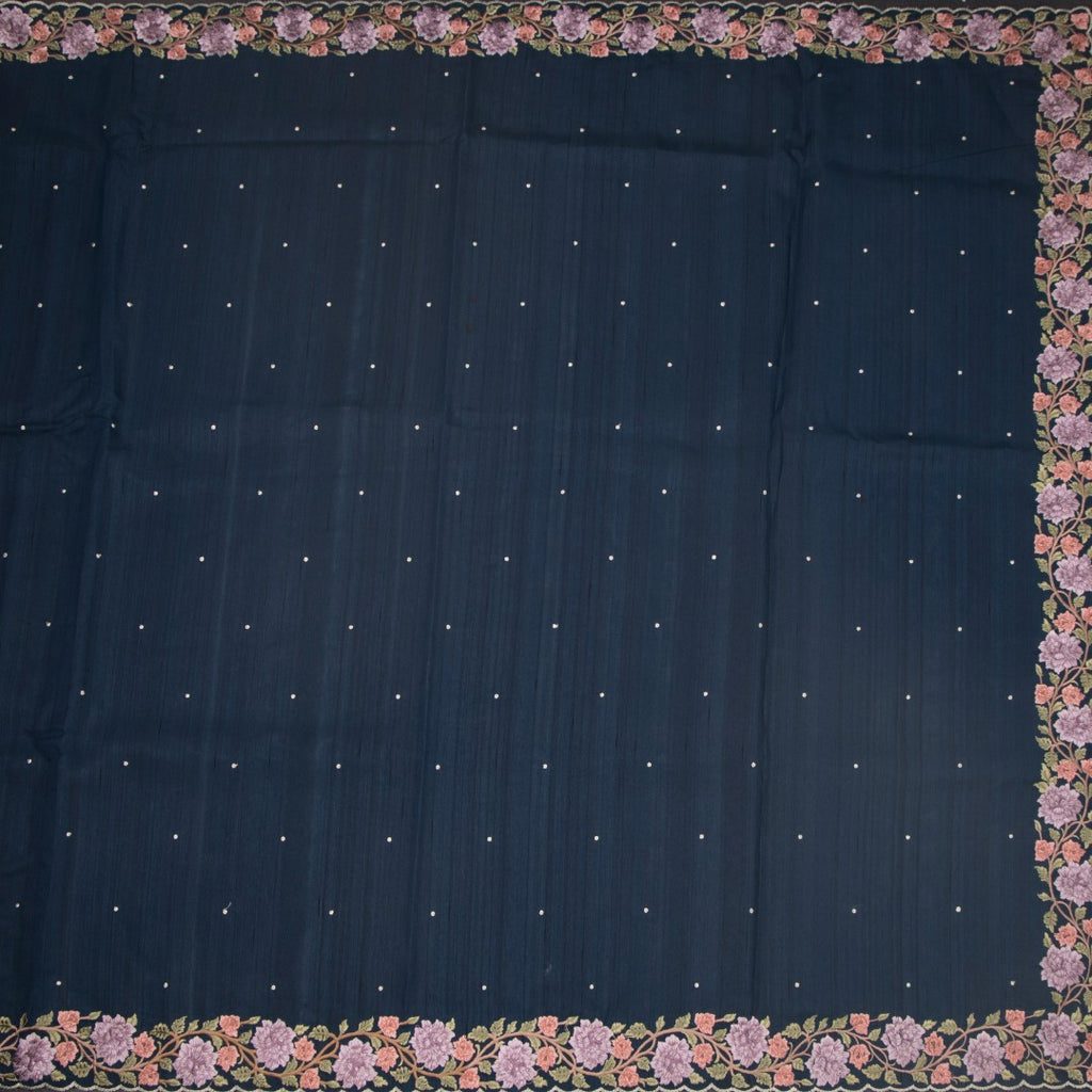 RTSR42113-2-Raw-Silk-Teal-Blue-Floral-Thread-Work-Saree-full-veiw