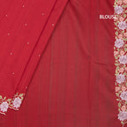 RTSR42114-4-Raw-Silk-Red-Floral-Thread-Work-Saree-blouse