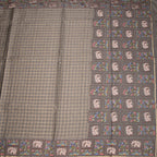 RTSR42119-2-Raw-Silk-Grey-Zari-Checked-With-Thread-Work-Saree-full-veiw