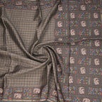 RTSR42119-5-Raw-Silk-Grey-Zari-Checked-With-Thread-Work-Saree-crush