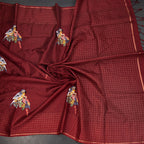 RTSR42121-5-Raw-Silk-Maroon-Zari-With-Thread-Work-Saree-In-Birds-Design-crush