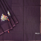 RTSR42122-3-Raw-Silk-Dark-Purple-Zari-With-Thread-Work-Saree-In-Birds-Design-pallu