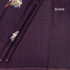 RTSR42122-4-Raw-Silk-Dark-Purple-Zari-With-Thread-Work-Saree-In-Birds-Design-blouse