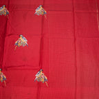 RTSR42124-2-Raw-Silk-Red-Zari-With-Thread-Work-Saree-In-Birds-Design-full-veiw