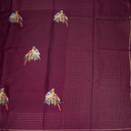 RTSR42126-2-Raw-Silk-Wine-Zari-With-Thread-Work-Saree-In-Birds-Design-full-veiw