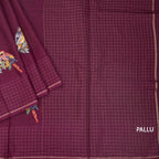 RTSR42126-3-Raw-Silk-Wine-Zari-With-Thread-Work-Saree-In-Birds-Design-pallu