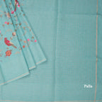 RTSR42133-3-Raw-Silk-Light-Blue-Zari-With-Thread-Work-Saree-In-Birds-Design-pallu