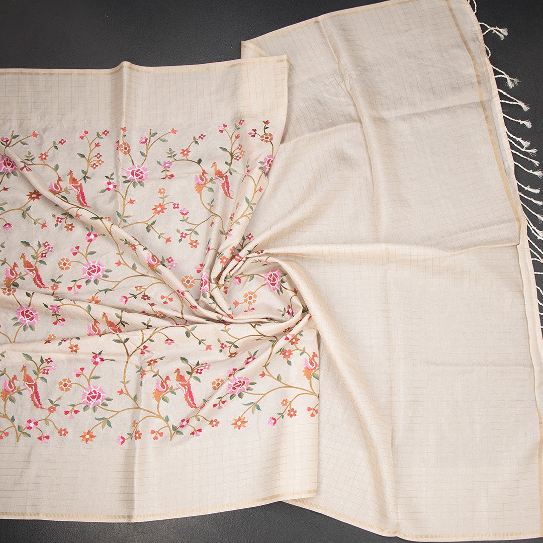 RTSR42136-5-Raw-Silk-Cream-Zari-With-Thread-Work-Saree-In-Birds-Design-crush